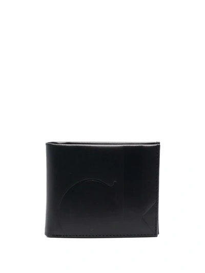 Calvin Klein Bi-fold Leather Wallet In Schwarz