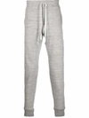 Tom Ford Drawstring Track Pants In Gray