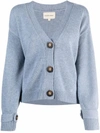 Loulou Studio New Tiberine Wool & Cashmere Cardigan In Blau