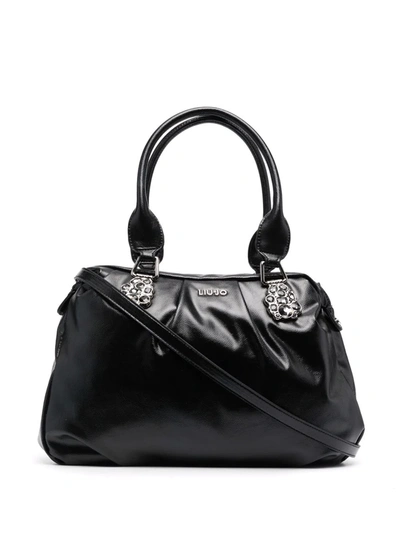 Liu •jo Bag In Synthetic Naplak In Black