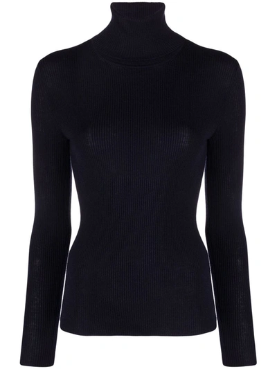 P.a.r.o.s.h Roll Neck Jumper In Blue