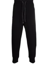 Emporio Armani Elasticated Waist Drawstring Track Pants In Schwarz