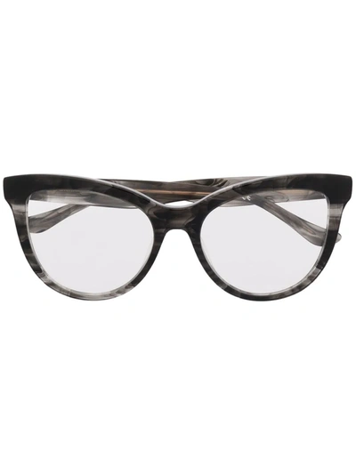 Donna Karan 大理石纹猫眼框眼镜