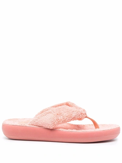 Ancient Greek Sandals Charisma Comfort Terry Flip Flops In Pink