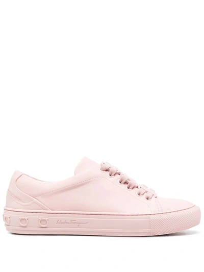 Ferragamo Nadine Low-top Sneaker In Rosa