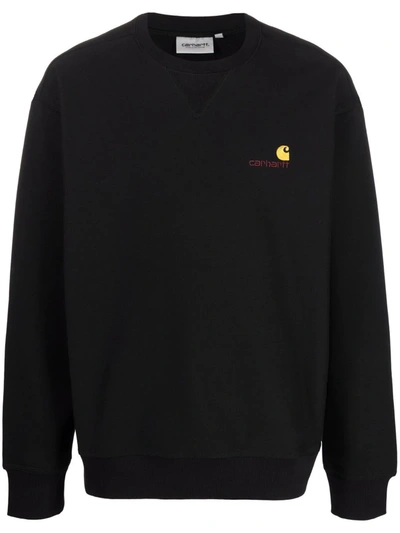CARHARTT EMBROIDERED-LOGO JUMPER