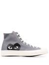 Comme Des Garçons Chuck 70 High-top Sneakers In Grey