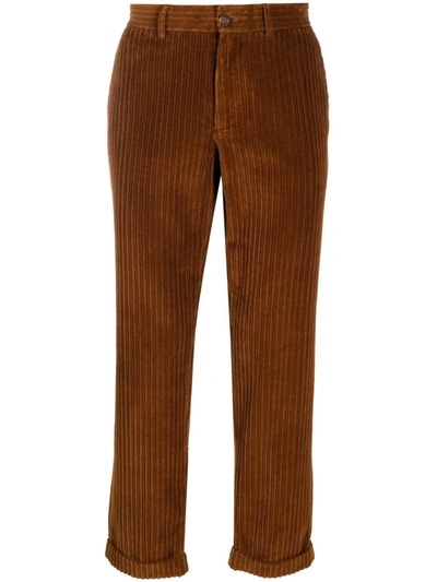 Golden Goose Trouser Conrad Chino/ Washed Corduroy In Brown