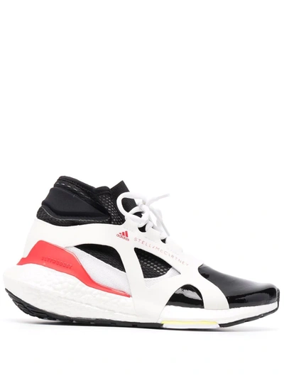 Adidas By Stella Mccartney Ultraboost 21 Primegreen Running Shoe In Ftwwht,cblack,vivred
