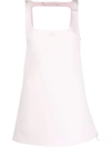 Courrèges Pink Workwear Mini Dress In Rosa
