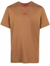 424 Embroidered Micro Logo T-shirt In Braun