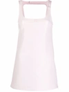 Courrèges Pink Workwear Mini Dress In Rosa