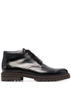 COMMON PROJECTS LACE-UP LEATHER BOOTS