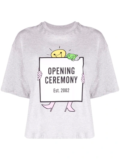Opening Ceremony Box Logo T-shirt In 0503