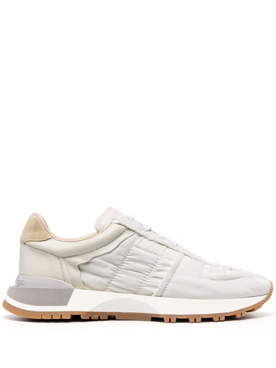 Maison Margiela Classic Low-top Paneled Sneaker In White