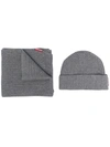 DSQUARED2 SCARF AND BEANIE SET