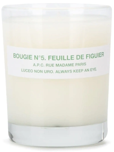 A.p.c. Feuille De Figuier Scented Candle In White