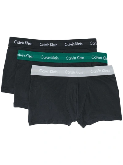 Calvin Klein Underwear Logo-waistband Boxers In Black