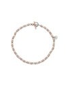 DODO 9KT ROSE GOLD, SILVER AND STEEL MINI BEADS GRANELLI BRACELET