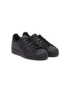 Adidas Originals Superstar Low-top Leather Sneakers In Black