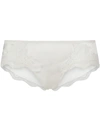 Dolce & Gabbana Floral Lace Detail Briefs In White