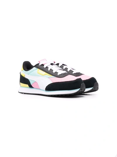 Puma Kids' Future Rider Low-top Trainers In Pink