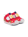 MIKI HOUSE CAR TOUCH-STRAP TRAINERS