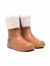 CAMPER KIDO FAUX-SHEARLING BOOTS