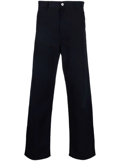 Jil Sander High-waisted Wide-leg Jeans In Blue