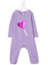 Wauw Capow By Bangbang Jolly Lolly Romper In Purple