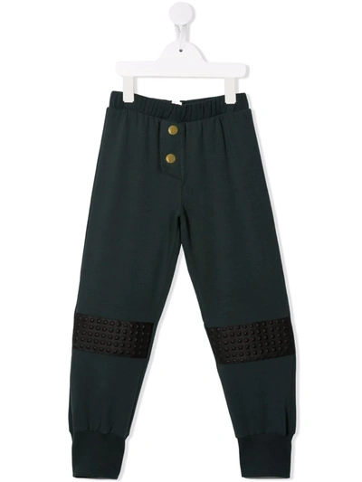 Wauw Capow By Bangbang Kids' Hero Track Pants In Green