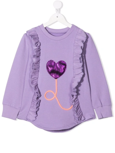 Wauw Capow By Bangbang Kids' Andrea T-shirt Dress In Purple