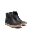 Two Con Me By Pépé Paul Slip-on Ankle Boots In Black