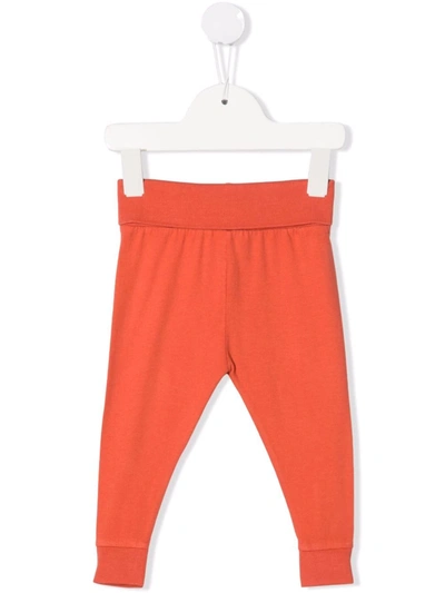 Studio Clay Babies' Elastic Waist Trousers In Orange