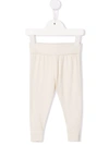 Studio Clay Elasticated Tapered Trousers In Neutrals