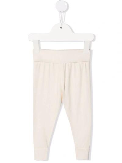 Studio Clay Babies' Elasticated Tapered Trousers In Neutrals