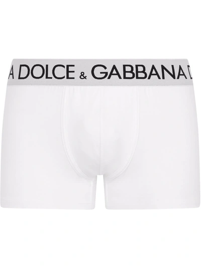 DOLCE & GABBANA LOGO-WAISTBAND BOXER BRIEFS