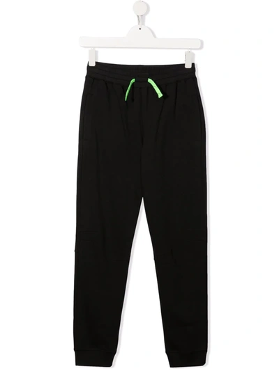 Stella Mccartney Teen Jersey Sweatpants In Black