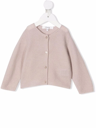 Bonpoint Babies' Cashmere-knit Cardigan In Neutrals