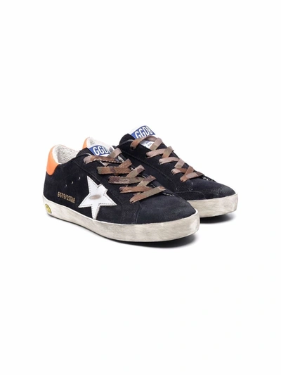 Golden Goose Kids' Superstar Low-top Sneakers In Blue