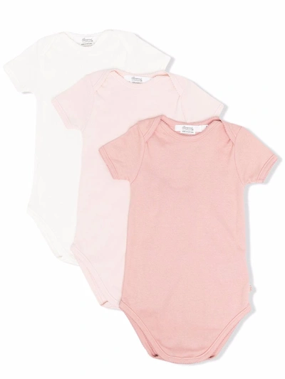 Bonpoint Babies' Short-sleeve Bodysuit In Pink