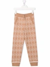 CHLOÉ C-JACQUARD KNITTED TROUSERS