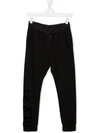DSQUARED2 TEEN DRAWSTRING COTTON TRACK trousers