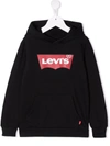 LEVI'S LOGO-PRINT OVERSIZED HOODIE