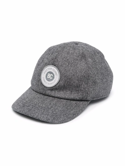 Brunello Cucinelli Kids' Logo-patch Cap In Grey