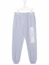 MOSCHINO EMBELLISHED-LOGO JOGGING TROUSERS