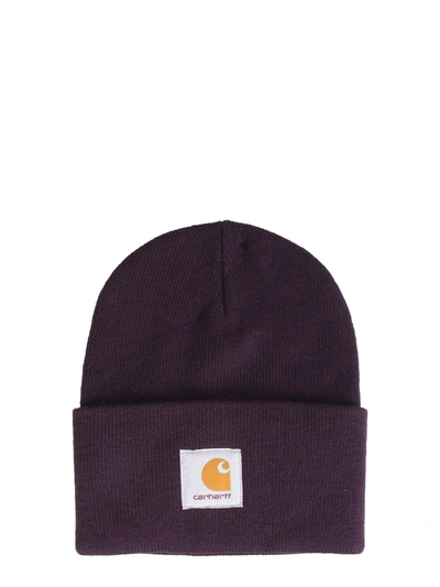 Carhartt Acrylic Watch Hat In Purple