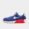Nike Men's Air Max 90 Casual Shoes In Hyper Royal/coconut Milk/bright Crimson