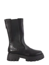 Ash Women's Lennox Wingtip Block Heel Combat Boots In Marrone