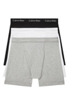 Calvin Klein Men's 3-pack Cotton Classics Boxer Briefs Underwear In White